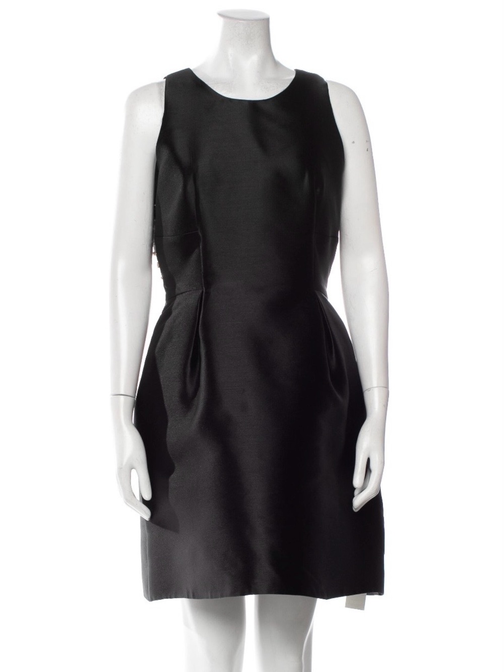 Kate Spade Black Fit & Flare Embellished Bow Cocktail Dress ~ Sz 12 - Picture 5 of 7
